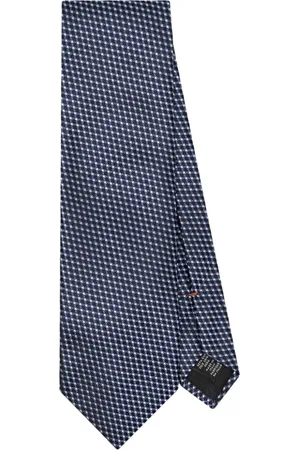 Ermenegildo Zegna Seidenkrawatte aus Karo-Jacquard
