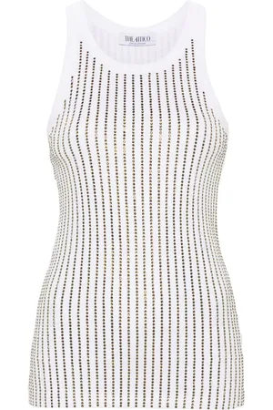 The Attico Kristallverziertes Top