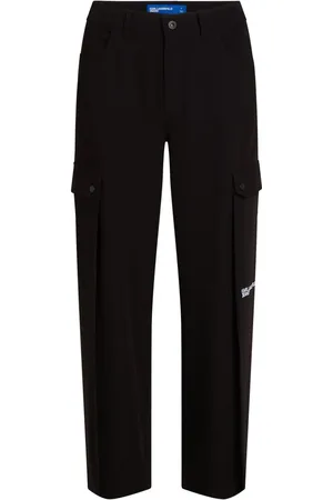 Karl Lagerfeld Cargohose mit weitem Bein