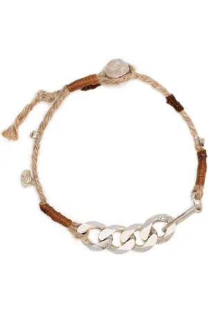 NICK FOUQUET Perlenarmband mit Kettendetail