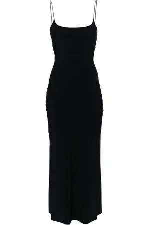 Maison Margiela Maxikleid mit Nummern-Print