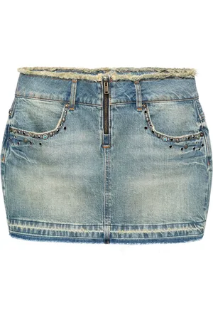 Guess Ausgefranser Denim-Minirock