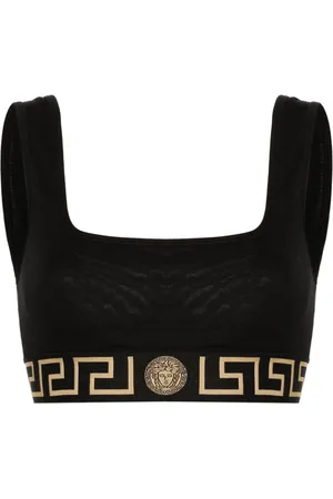 VERSACE Medusa Head Cropped-Top