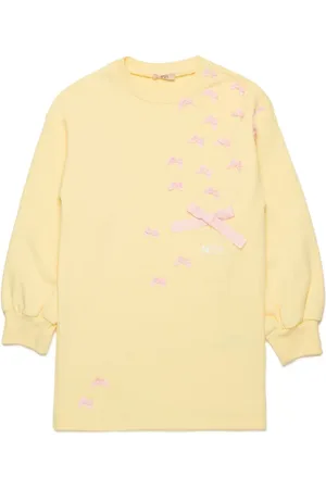 Nº21 Sweatshirtkleid mit Schleifenapplikation