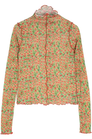 SIEDRES Oberteil mit Blumen-Print