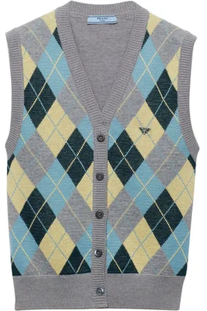Prada Pullunder mit Argyle-Intarsie