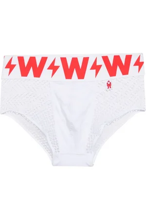 WALTER VAN BEIRENDONCK Shorts mit Logo-Bund