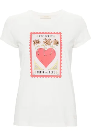 Twin-Set T-Shirt mit grafischem Print