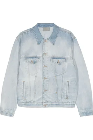 VTMNTS Jeansjacke mit Logo-Stickerei