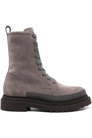 Brunello Cucinelli Stiefel aus Wildleder