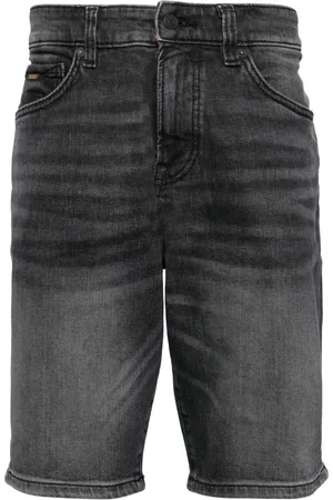 HUGO BOSS Gerade Jeans-Shorts