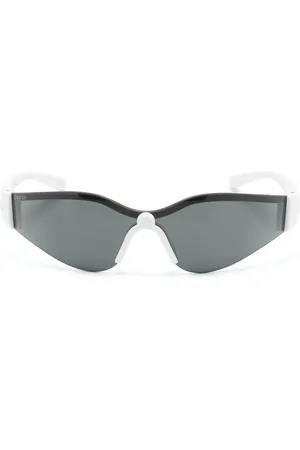 Gucci Sonnenbrille mit Shield-Gestell