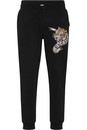 Philipp Plein Jogginghose mit Tigerapplikation