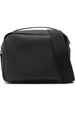 Rains Kuriertasche mit Logo-Prägung