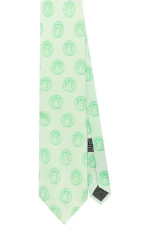 VERSACE 1990s Seidenkrawatte mit Medusa