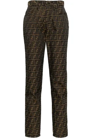Fendi Zucca Tapered-Hose