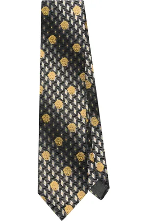 VERSACE 1990s Seidenkrawatte mit Medusa