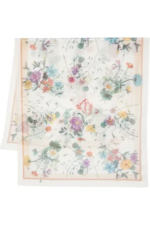 Twin-Set Schal mit Blumen-Print