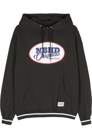 NEIGHBORHOOD College LS Hoodie mit Logo-Print