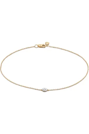 Monica Vinader Armband aus 14kt recyceltem Gelbgold mit Diamanten