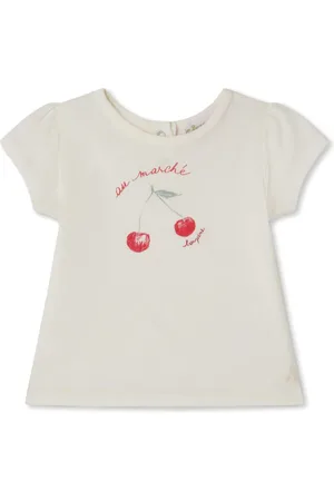 BONPOINT Cira T-Shirt mit Kirschen-Print