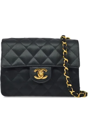 CHANEL 1992 Mini Square Classic Flap Schultertasche