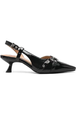 Ganni Pumps mit Schnallendetail 55mm