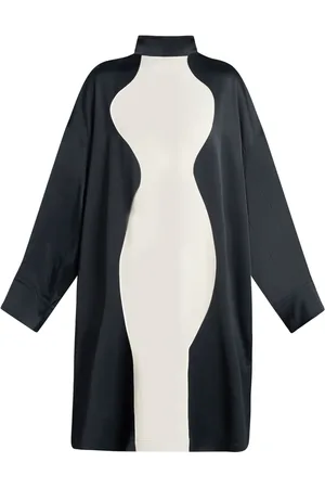 Salvatore Ferragamo Zweifarbiges Kleid