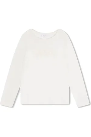 Chloé Langarmshirt mit Logo-Stickerei