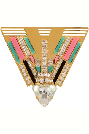 Balmain Art Deco Brosche mit Kristallen