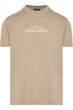 Emporio Armani T-Shirt mit Logo-Stickerei