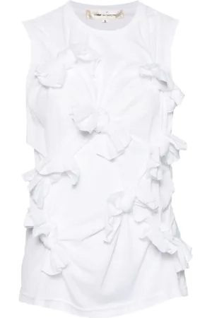 Comme des Garçons Jersey-Tanktop mit Knotendetail