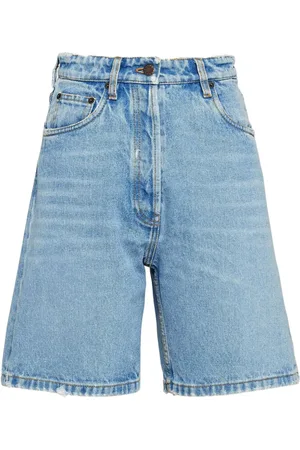 Prada Jeans-Shorts mit hohem Bund