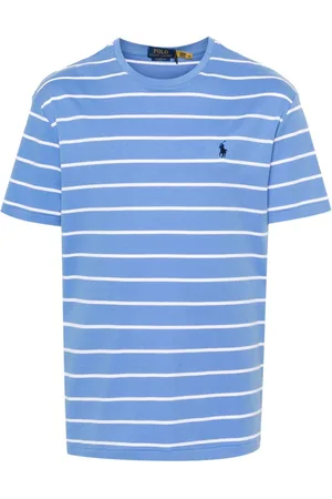 Ralph Lauren Gestreiftes T-Shirt mit Poly Pony