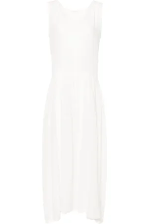 Maurizio Mykonos Gestuftes Maxikleid
