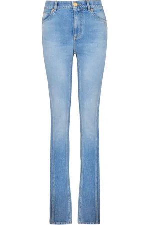 Balmain Schmale High-Rise-Jeans