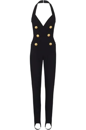 Balmain Neckholder-Jumpsuit