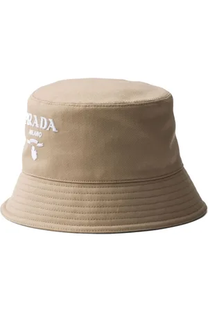 Prada Fischerhut mit Logo-Stickerei