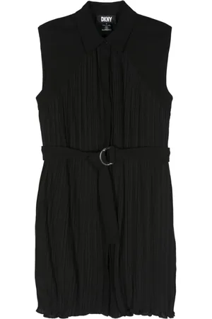 DKNY Midi-Hemdkleid mit Falten