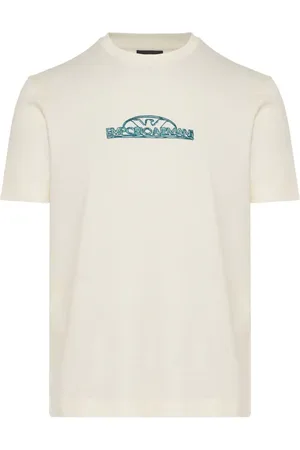 Emporio Armani T-Shirt mit Logo-Stickerei