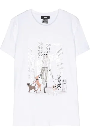 DKNY T-Shirt mit grafischem Print