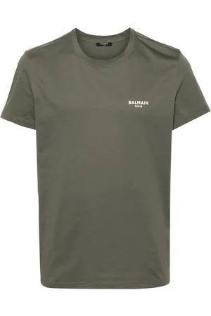 Balmain T-Shirt mit vorstehendem Logo
