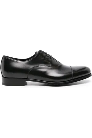 D4.0 Oxford-Schuhe aus glattem Leder