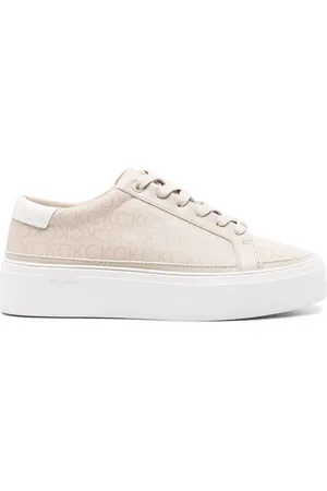 Calvin Klein Flatform-Sneakers mit Logo-Print