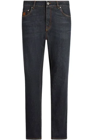 Etro Halbhohe Slim-Fit-Jeans