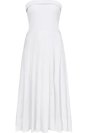 Proenza Schouler Schulterfreies Midikleid