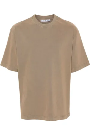Acne Studios T-Shirt mit Logo-Applikation