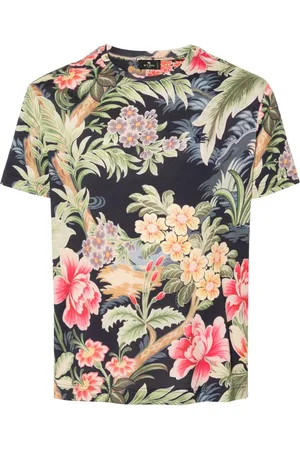 Etro T-Shirt mit Blumen-Print
