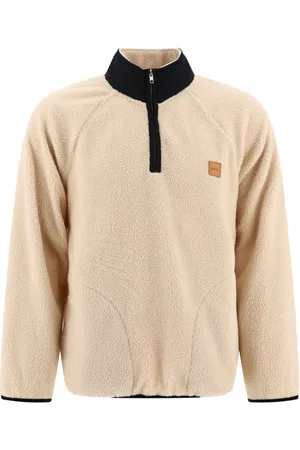 A.P.C. Half-Zip-Sweatshirt mit Logo-Applikation