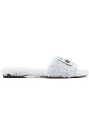 Fendi Baguette Pantoletten mit Shearling